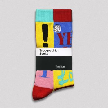 Vibrant color-block socks