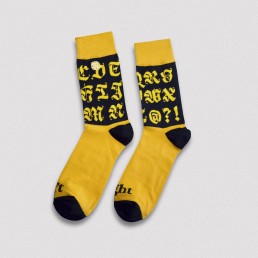 Le kick typographic socks -cool gifts for designers and typography